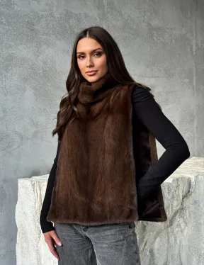 Манишка для женщин - норковая