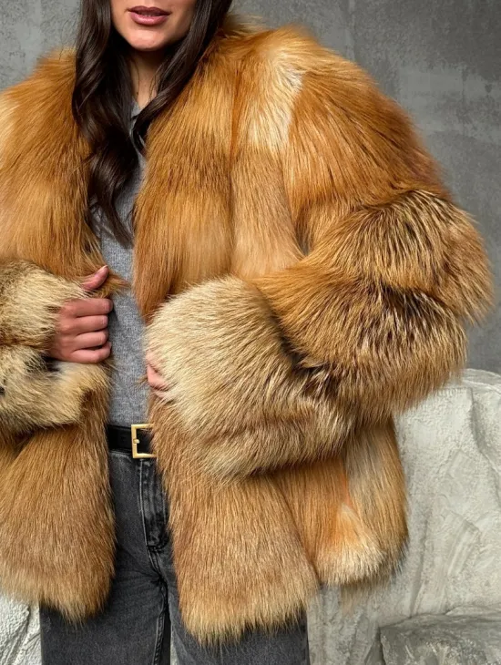 Шуба из лисы