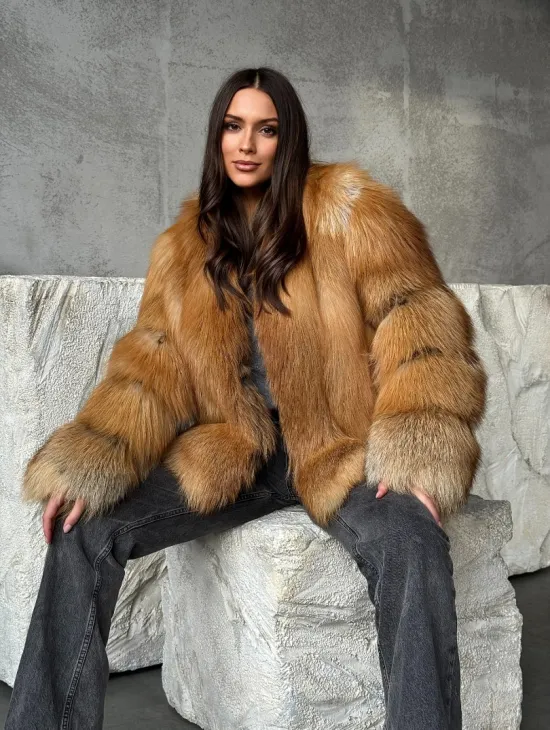 Шуба из лисы