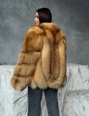 Шуба из лисы