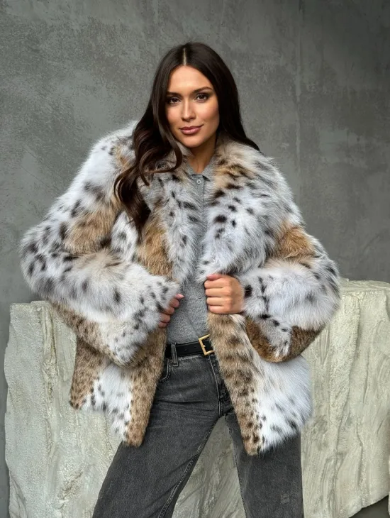 Шуба из рыси