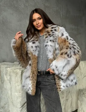 Шуба из рыси