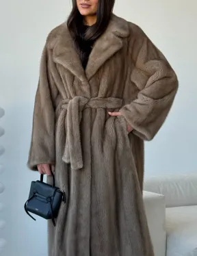 Норка пастель роспуск английский воротник