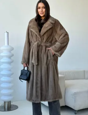 Норка пастель роспуск английский воротник