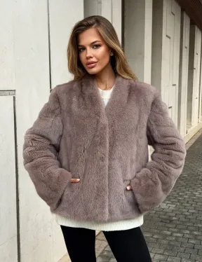 Кроп-топ шуба норковая