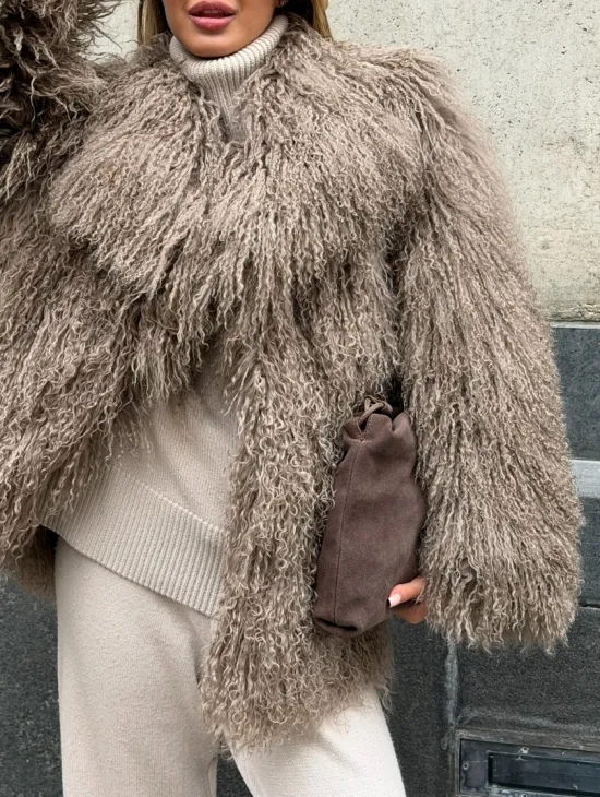 Полушубок из ламы