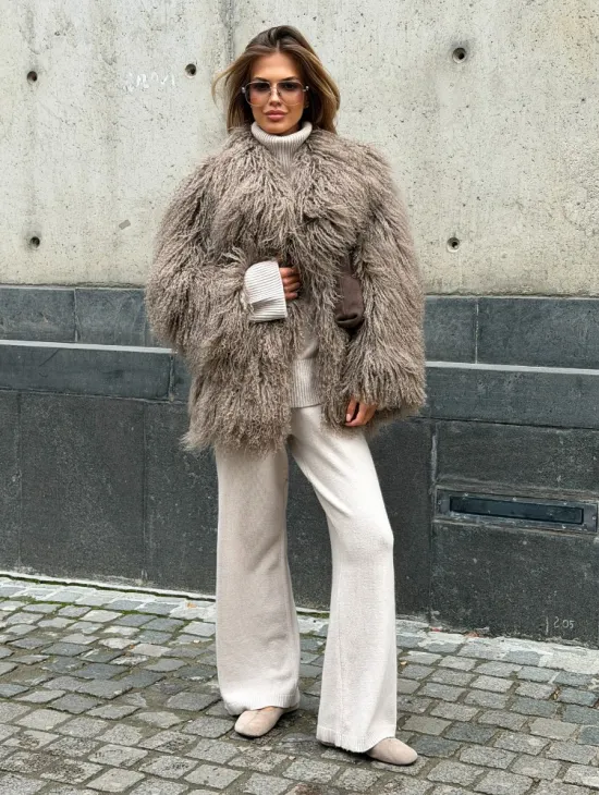 Полушубок из ламы