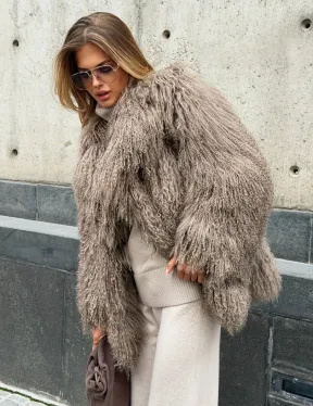 Полушубок из ламы