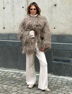 Полушубок из ламы