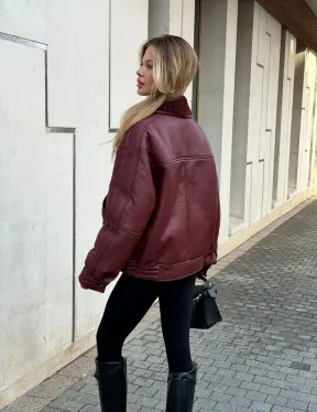 Дубленка женская зимняя - воротник шаль