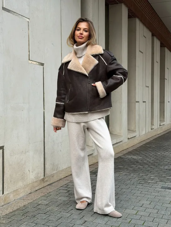 Молодёжная куртка-дубленка