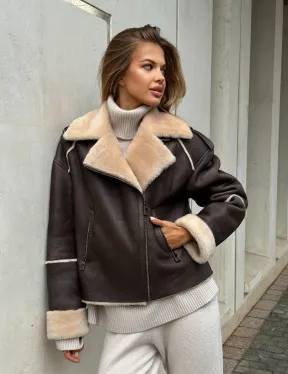 Молодёжная куртка-дубленка