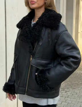 Дубленка авиатор зимняя