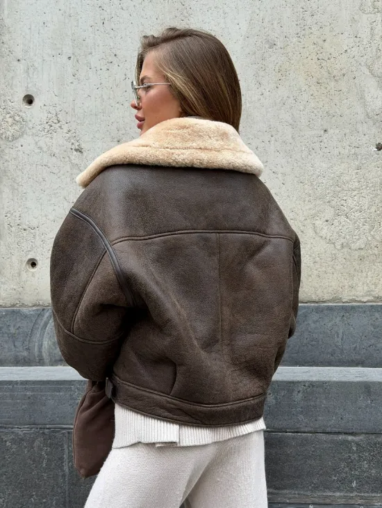 Дубленка - пилот женская