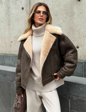 Дубленка - пилот женская