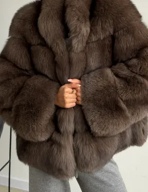 Шуба песцовая под соболь