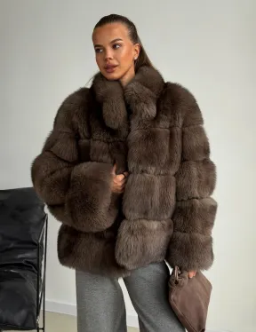 Шуба песцовая под соболь