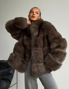 Шуба песцовая под соболь