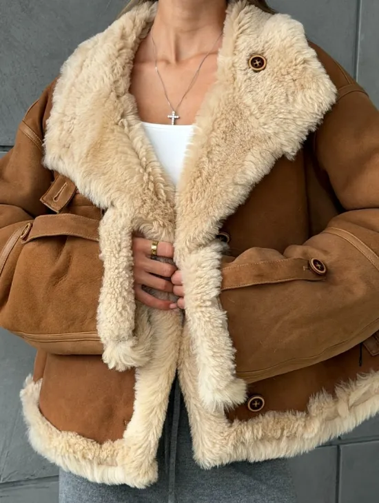 Дубленка - куртка двухсторонняя