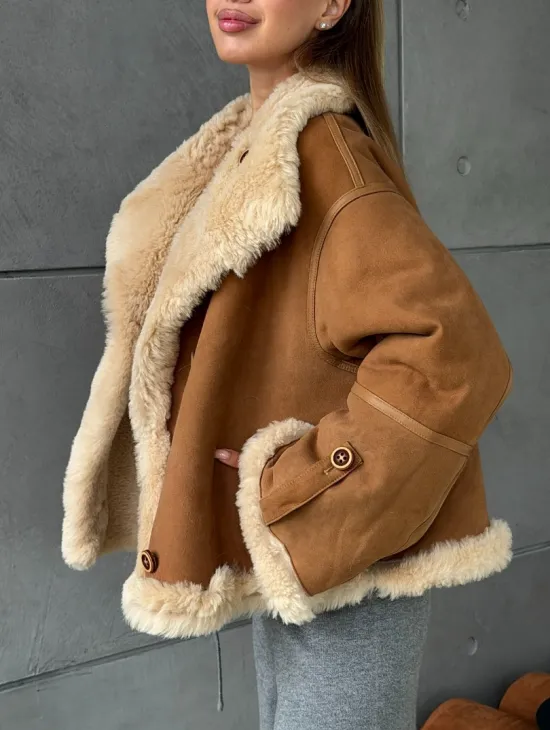 Дубленка - куртка двухсторонняя