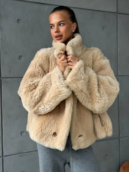 Дубленка - куртка двухсторонняя