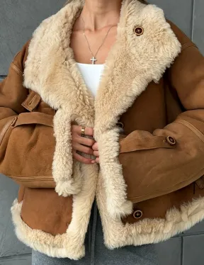 Дубленка - куртка двухсторонняя