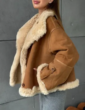 Дубленка - куртка двухсторонняя