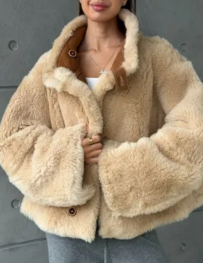 Дубленка - куртка двухсторонняя