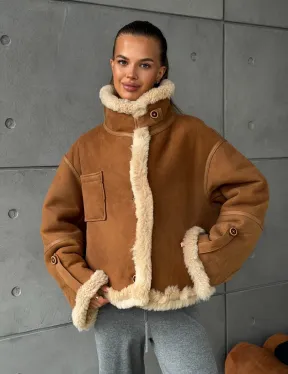 Дубленка - куртка двухсторонняя