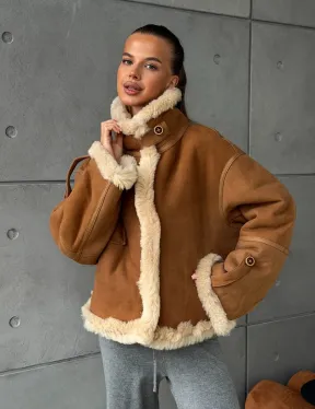 Дубленка - куртка двухсторонняя