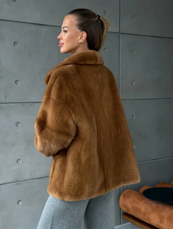 Женская норковая куртка