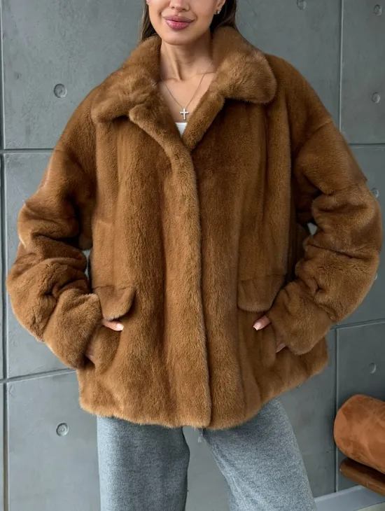 Женская норковая куртка
