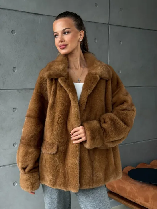 Женская норковая куртка