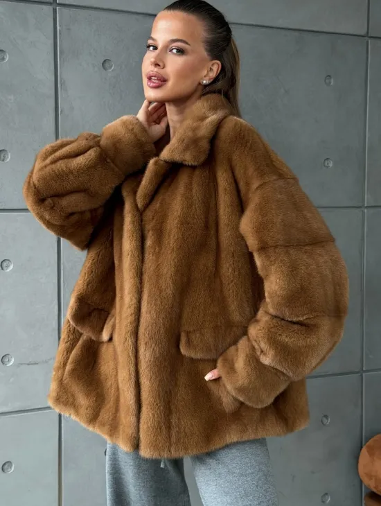 Женская норковая куртка
