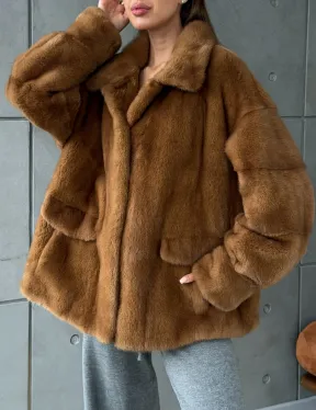 Женская норковая куртка
