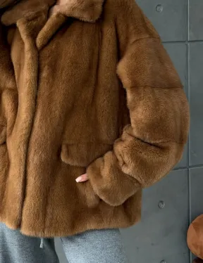 Женская норковая куртка