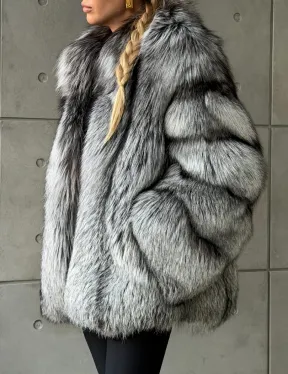 Шуба из чернобурки