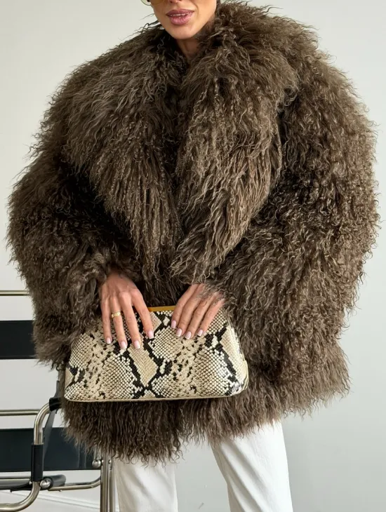 Шуба из лама