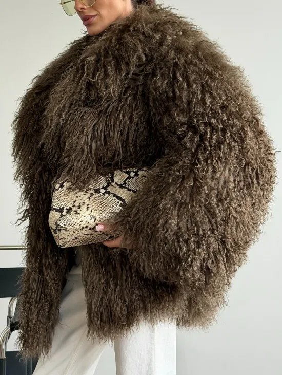 Шуба из лама