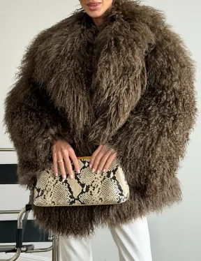 Шуба из лама