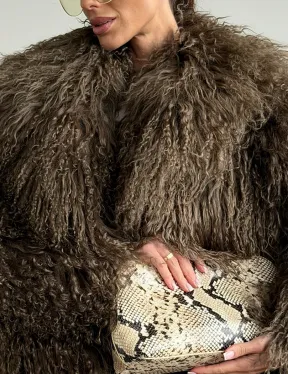 Шуба из лама