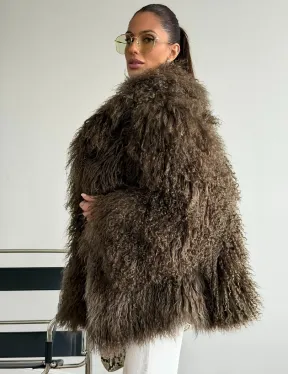 Шуба из лама