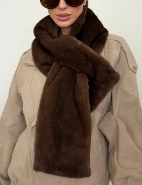 Шарф из меха норки