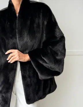 Куртка c V-образным воротом из норки SAGA FURS