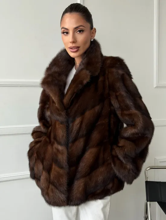 Автоледи - шуба из соболиной норки