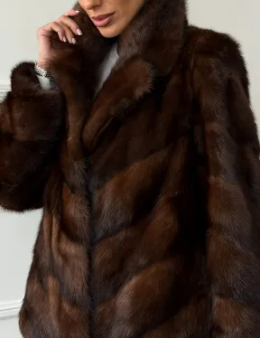 Автоледи - шуба из соболиной норки