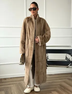 Норковое меховое пальто для женщин