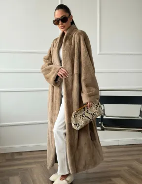 Норковое меховое пальто для женщин