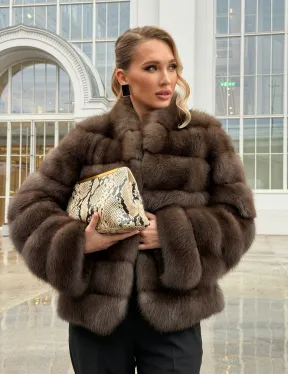 Меховой жакет из куницы
