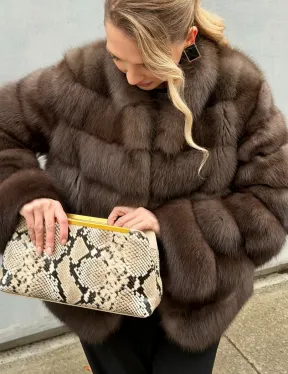 Меховой жакет из куницы